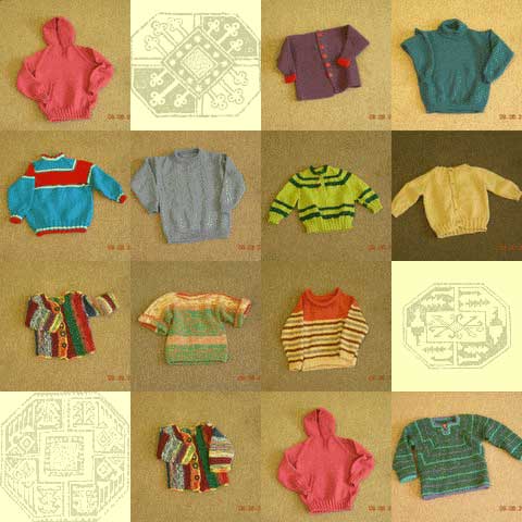 sweaters made by volunteers